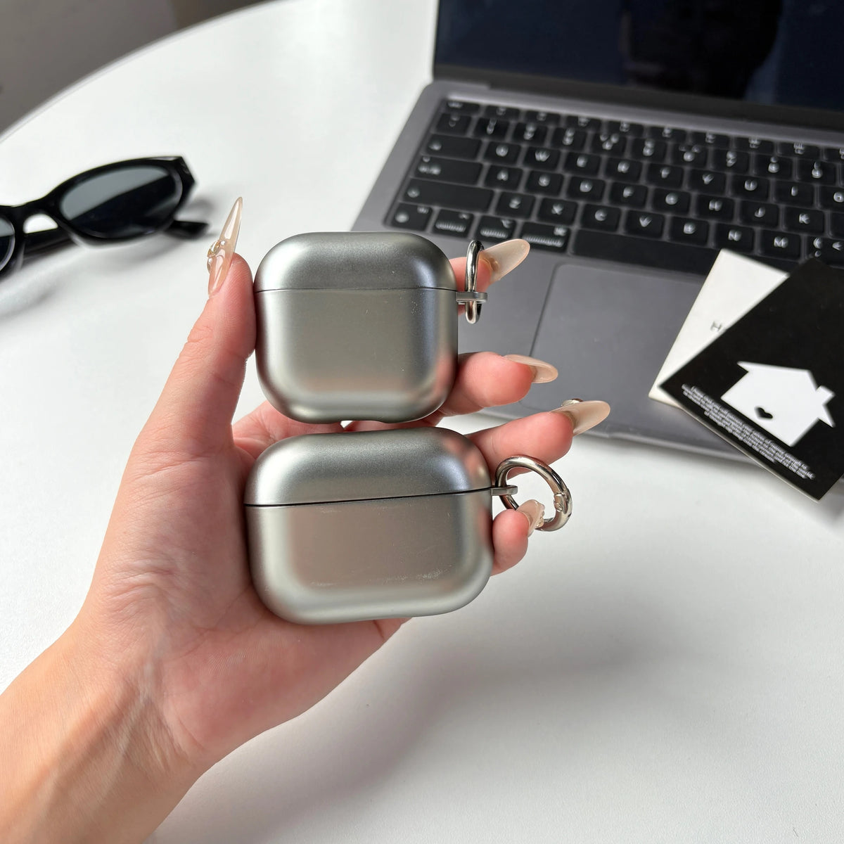 Silver Studio — Afterglow — AirPods Case