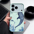 Whale Song — Cobalt — iPhone Case
