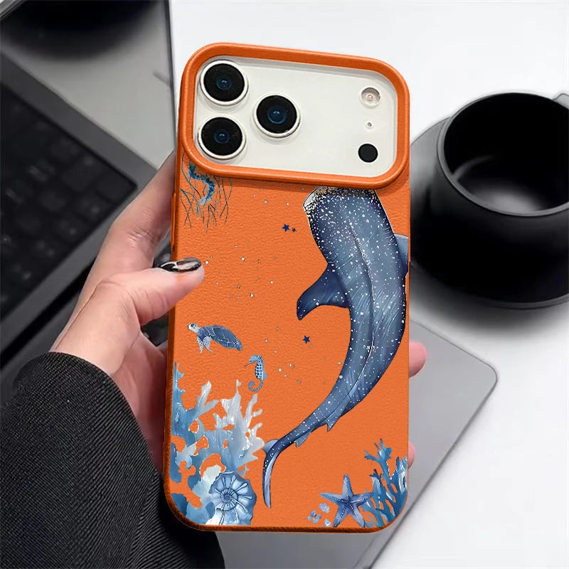 Whale Song — Amber — iPhone Case