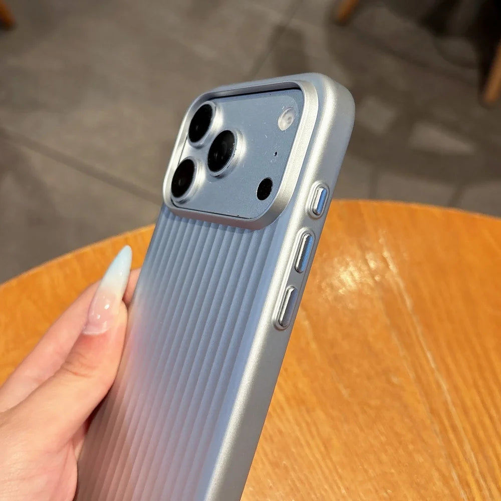 Luggage Stripe — Ash — iPhone Case