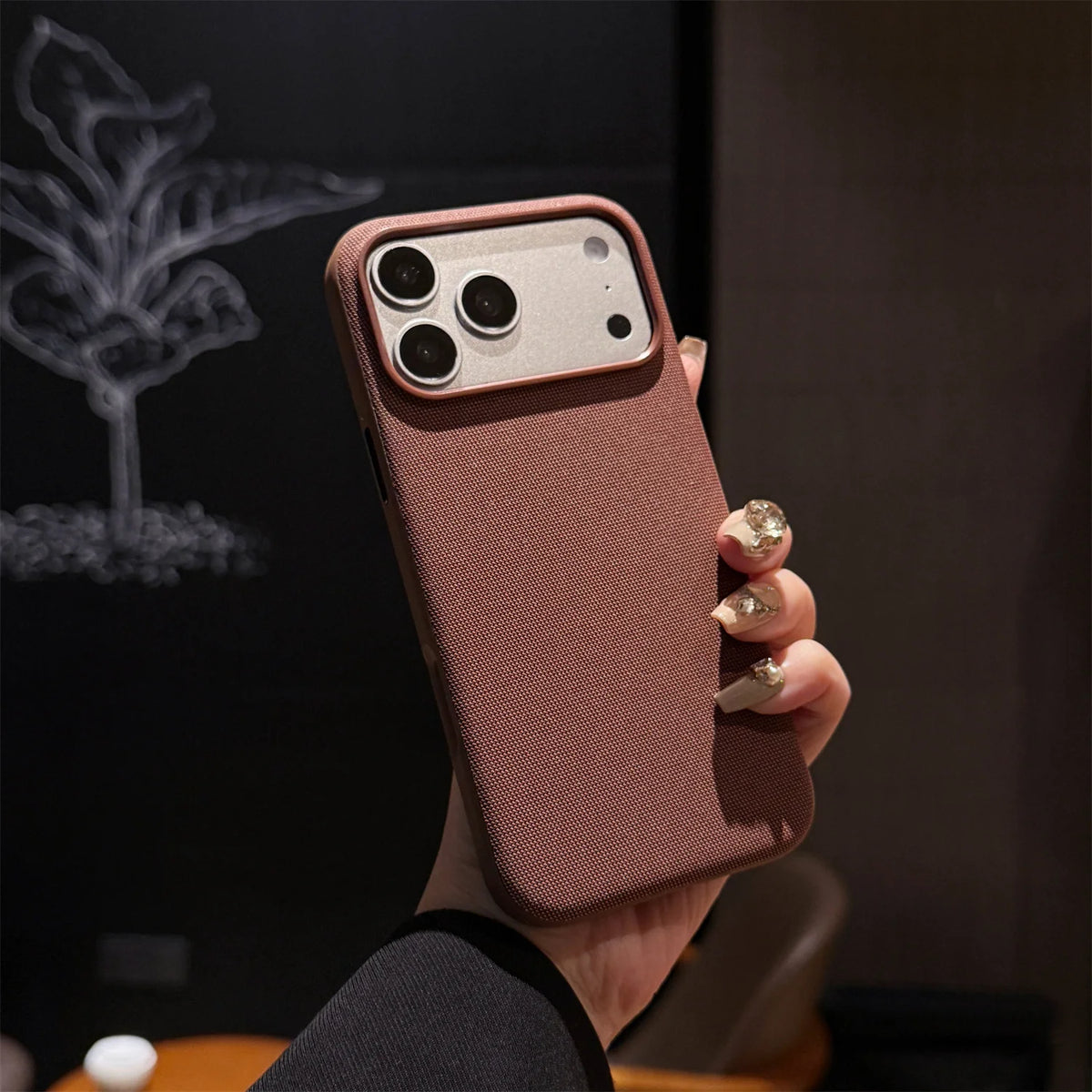 Tech Weave — Cocoa — iPhone Case