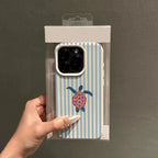 Turtle Stripe — Ink — iPhone Case