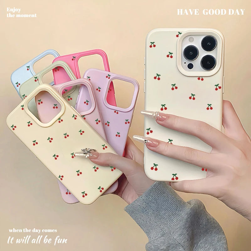 Cherry Bounce — Iris — iPhone Case