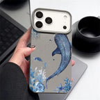 Whale Song — Ash — iPhone Case