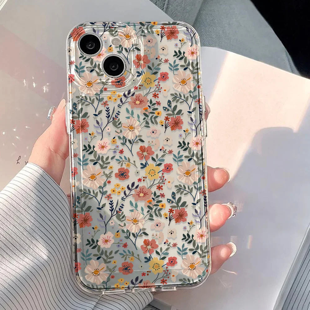 Retro Petal — Ink — iPhone Case