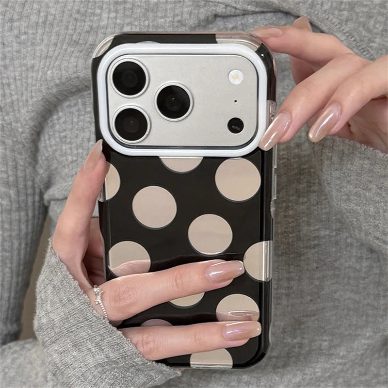 Silver Dot — Ink — iPhone Case