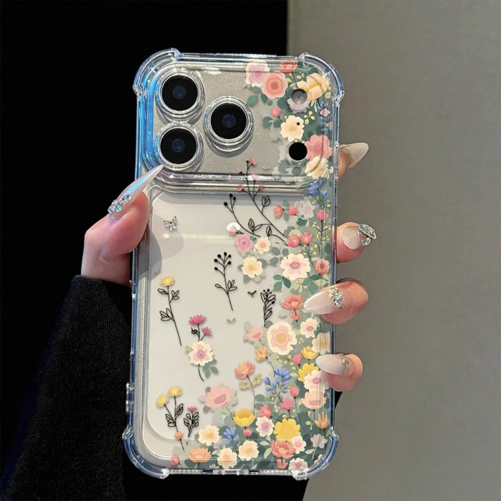 Flower Rush — Glass — iPhone Case