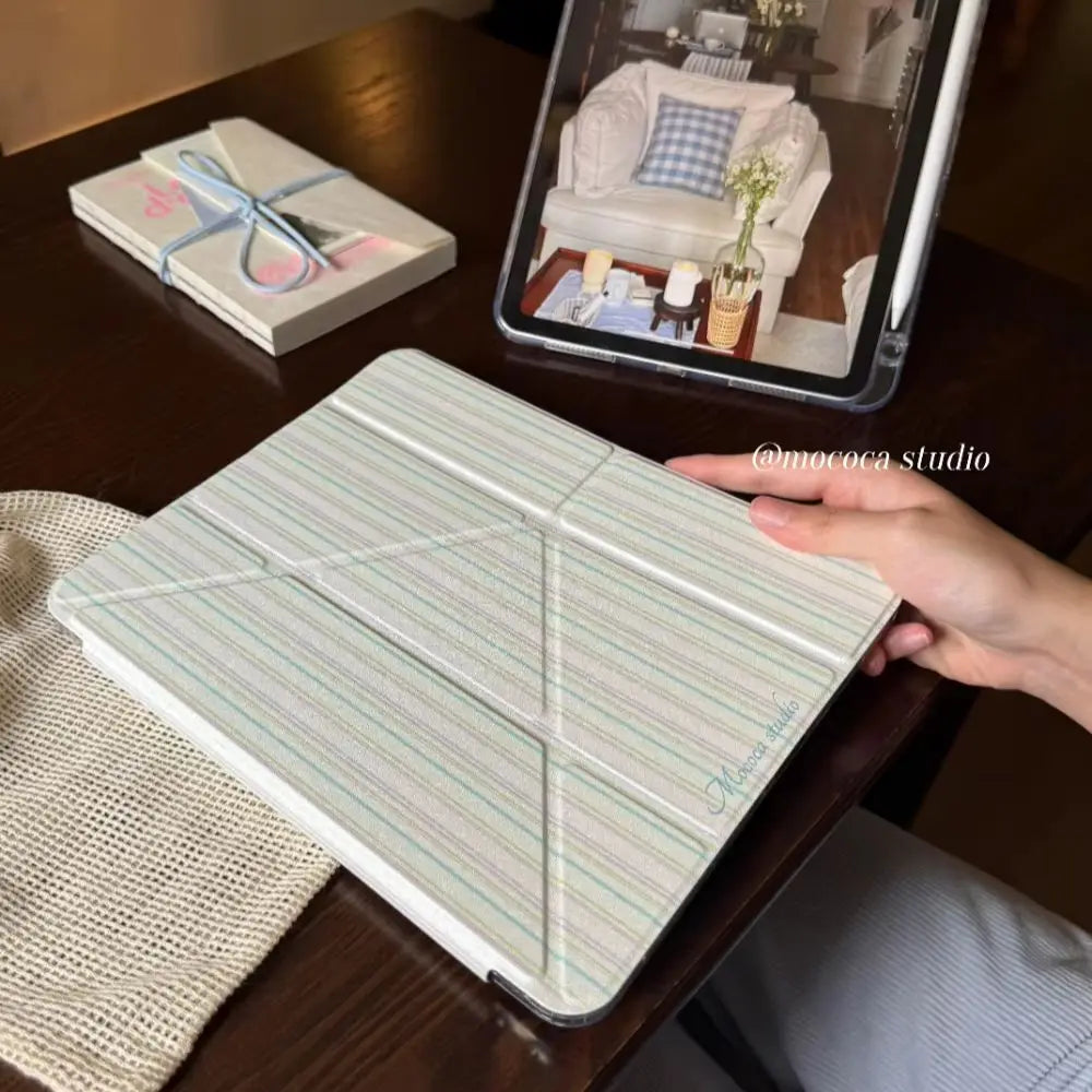 French Stripe — Afterglow — iPad Case