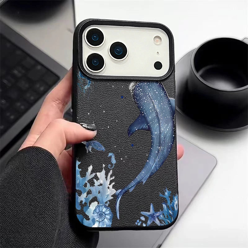 Whale Song — Ink — iPhone Case
