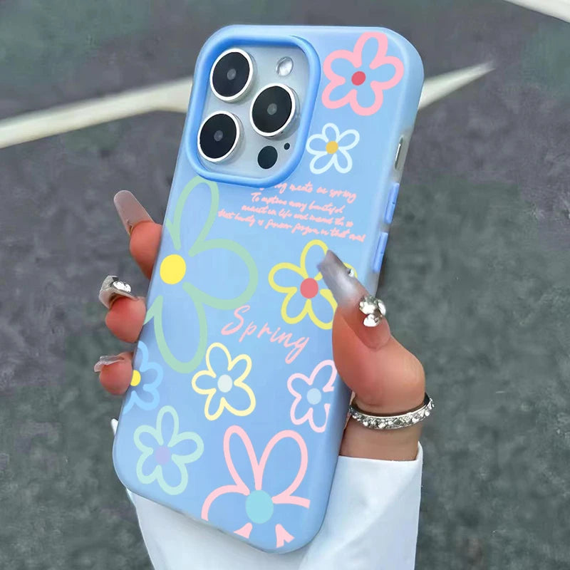 Spring Press — Cobalt — iPhone Case