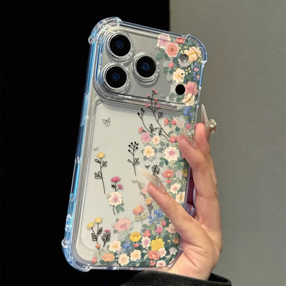 Flower Rush — Glass — iPhone Case