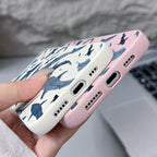 Whale Study — Ink — iPhone Case