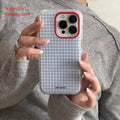 Checker Grid — Afterglow — iPhone Case
