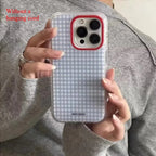Checker Grid — Afterglow — iPhone Case