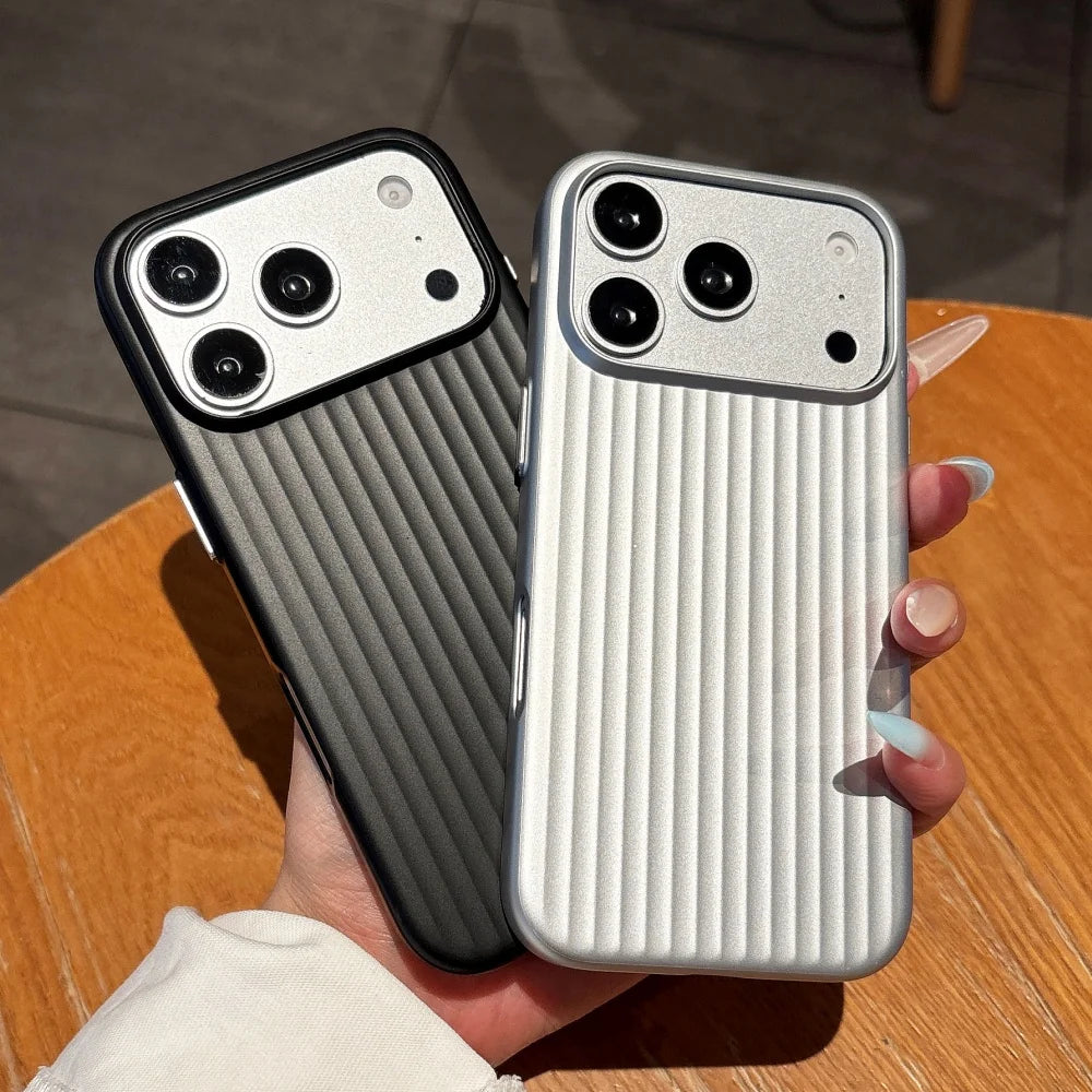 Luggage Stripe — Saffron — iPhone Case