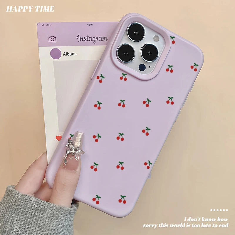 Cherry Bounce — Iris — iPhone Case