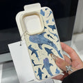 Whale Study — Oat — iPhone Case