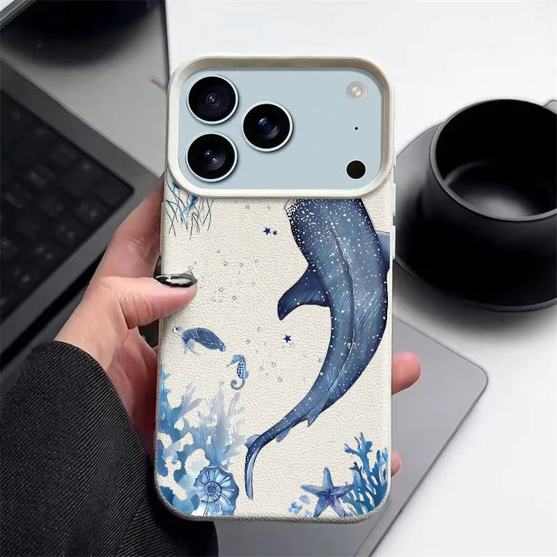 Whale Song — Chalk — iPhone Case