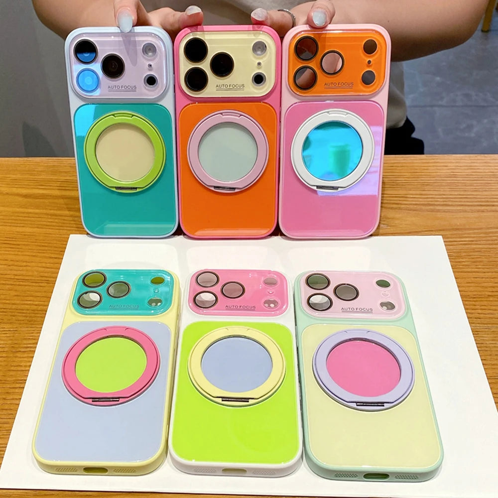 Contrast Stand — Saffron — iPhone Case