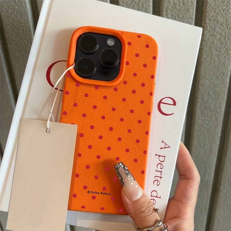 Lichee Dot — Amber — iPhone Case