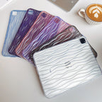 Wave Study — Ink — iPad Case