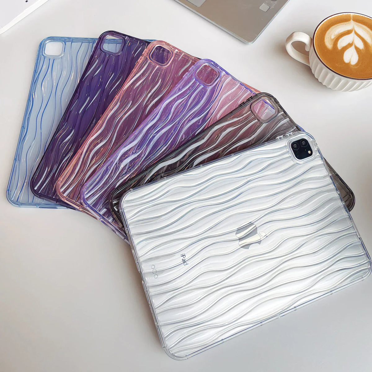 Wave Study — Wisteria — iPad Case