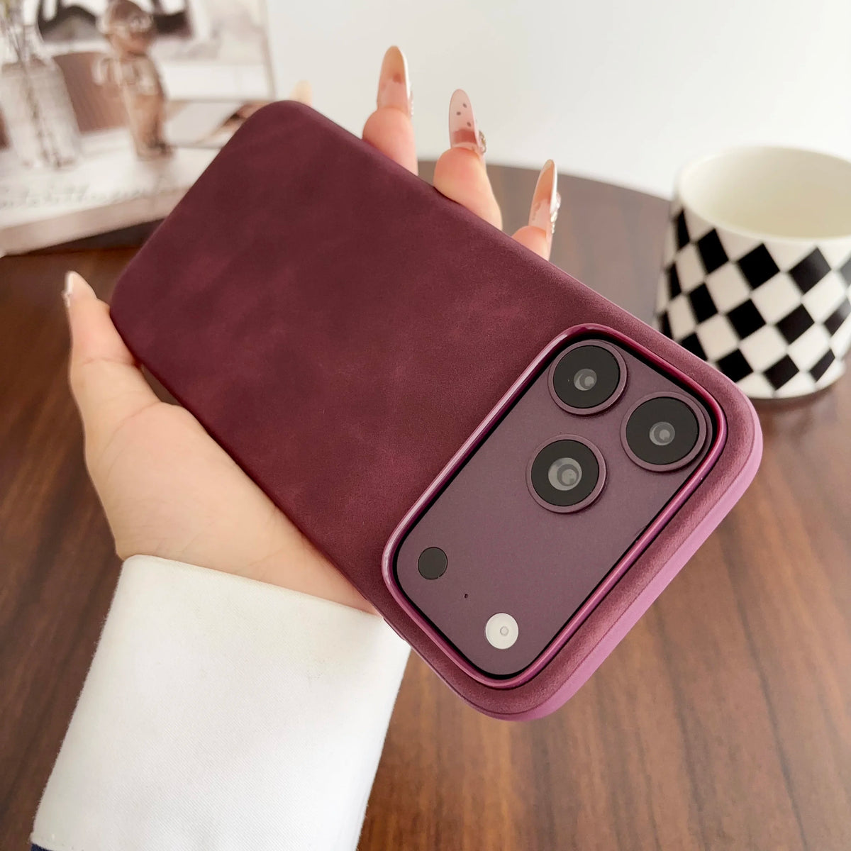 Calf Note — Cherry — iPhone Case