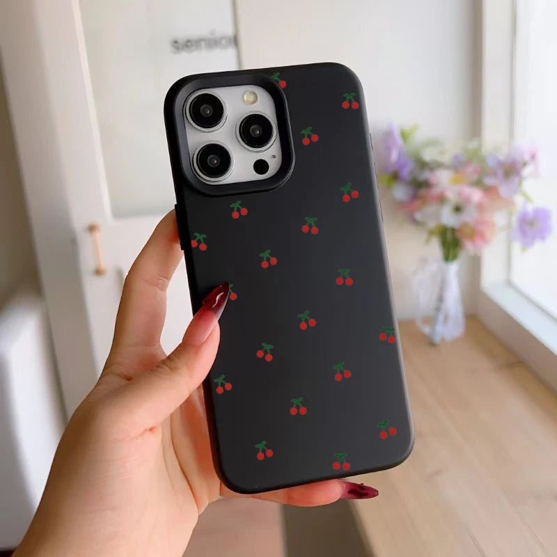 Cherry Bounce — Ink — iPhone Case