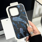 Whale Study — Ink — iPhone Case