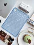 Wave Study — Cobalt — iPad Case