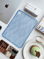 Wave Study — Cobalt — iPad Case