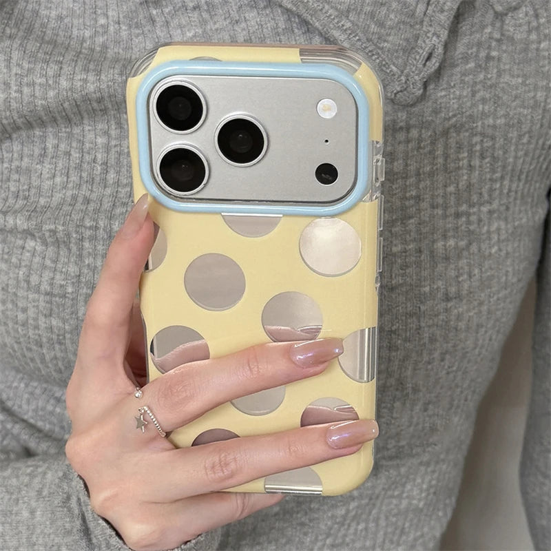 Silver Dot — Saffron — iPhone Case