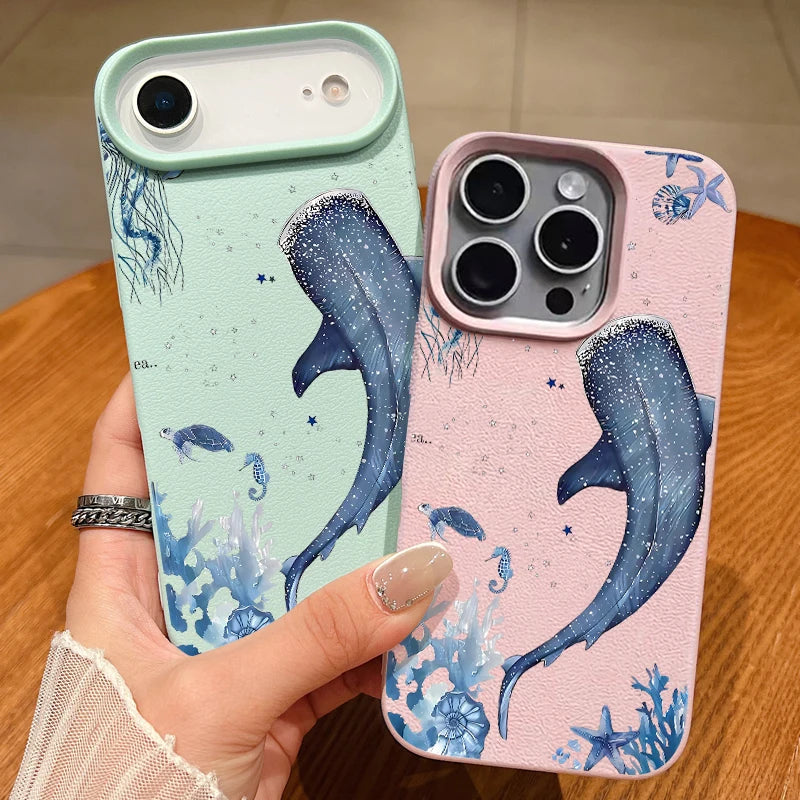 Whale Song — Ash — iPhone Case