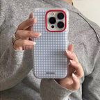 Checker Grid — Afterglow — iPhone Case