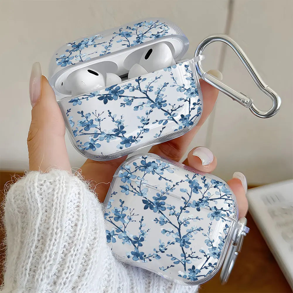 Blue Reverie — Porcelain Vine — AirPods Case