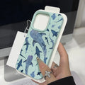 Whale Study — Cobalt — iPhone Case