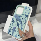 Whale Study — Cobalt — iPhone Case