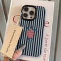 Turtle Stripe — Ink — iPhone Case