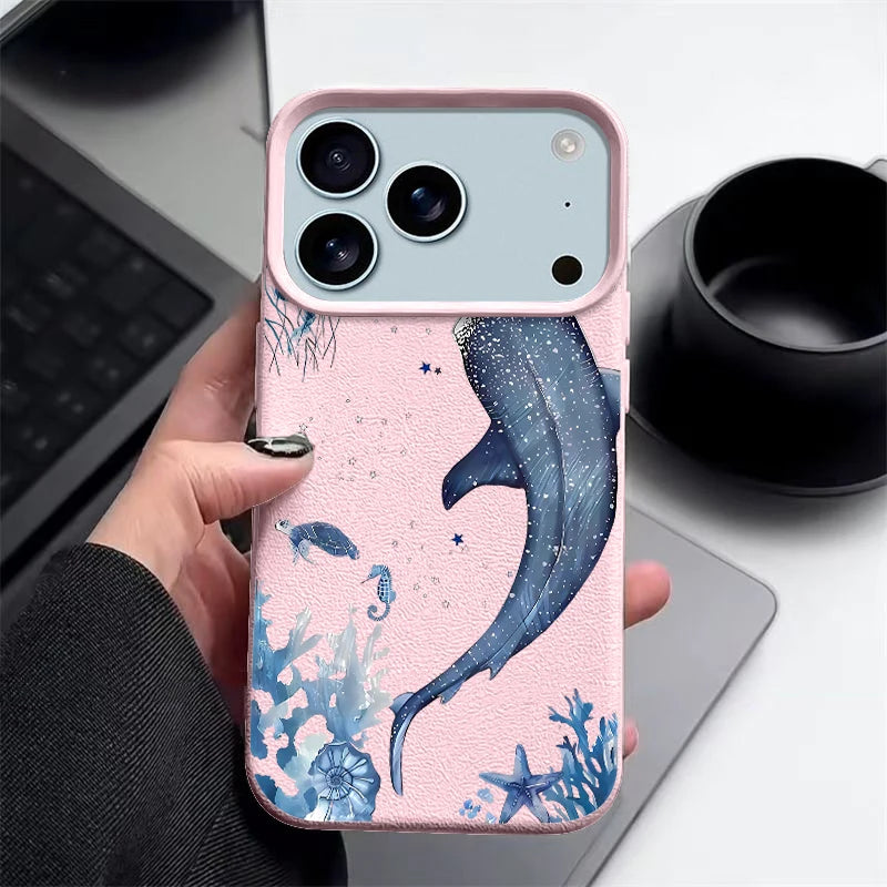 Whale Song — Blush — iPhone Case
