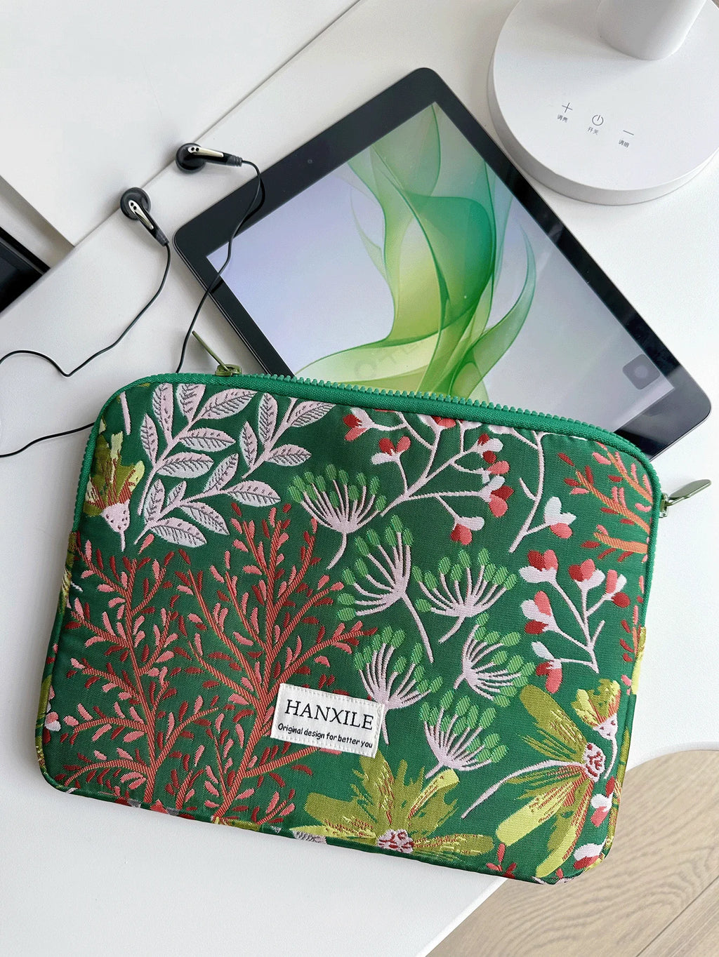 Flower Emboss — Blush — MacBook Sleeve