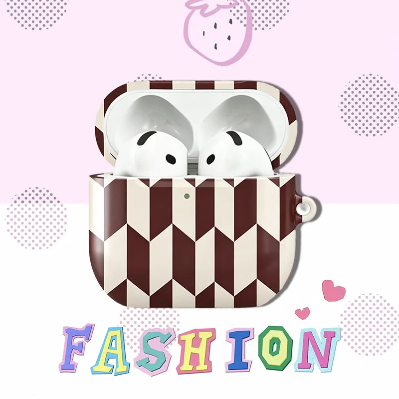 Weekend Club — Cocoa Geometry — AirPods Case