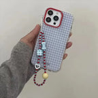 Checker Grid — Afterglow — iPhone Case
