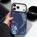 Whale Song — Navy — iPhone Case