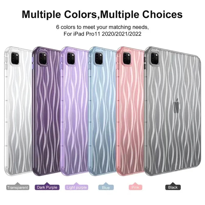 Wave Study — Wisteria — iPad Case