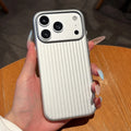 Luggage Stripe — Pewter — iPhone Case