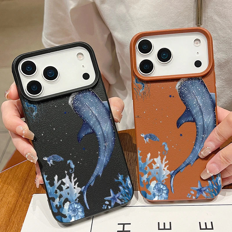 Whale Song — Cocoa — iPhone Case