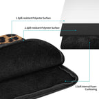 Leopard Pouch — Afterglow — MacBook Sleeve