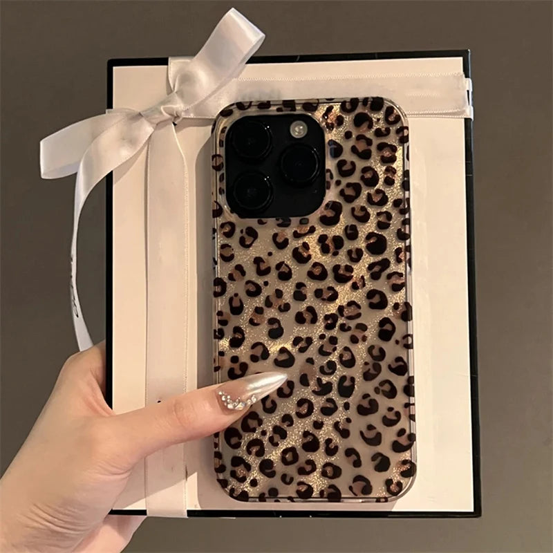Clear Leopard — Afterglow — iPhone Case