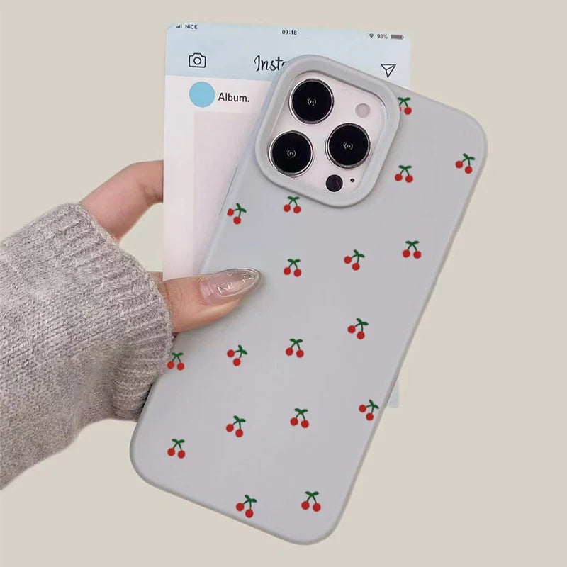 Cherry Bounce — Slate — iPhone Case