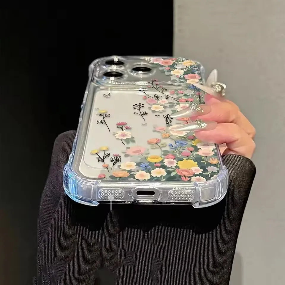 Flower Rush — Glass — iPhone Case